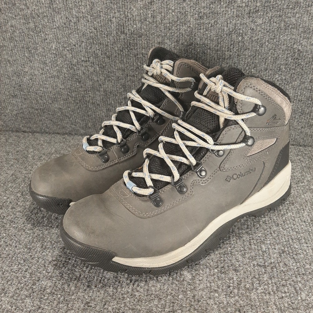 Columbia Waterproof Hiking Boot Womens 10 Newton Ridge Plus Omni Grip BL3783 EUC